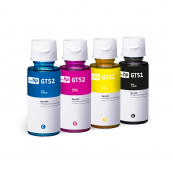 Чернила для HP Ink Tank 115, Ink Tank 315, Ink Tank 415 и др. (GT51, GT52). Комплект 4 цвета