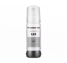 Чернила для Epson L8160, L8180, (115) и др. Серые 70 мл. UV Premium