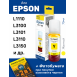 Чернила для Epson 101, 103 и др. Key Lock, Yellow (Желтый), 70 мл.0